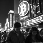 ai generated, crowd, bitcoin, blockchain, exchange, cryptocurrency, crypto